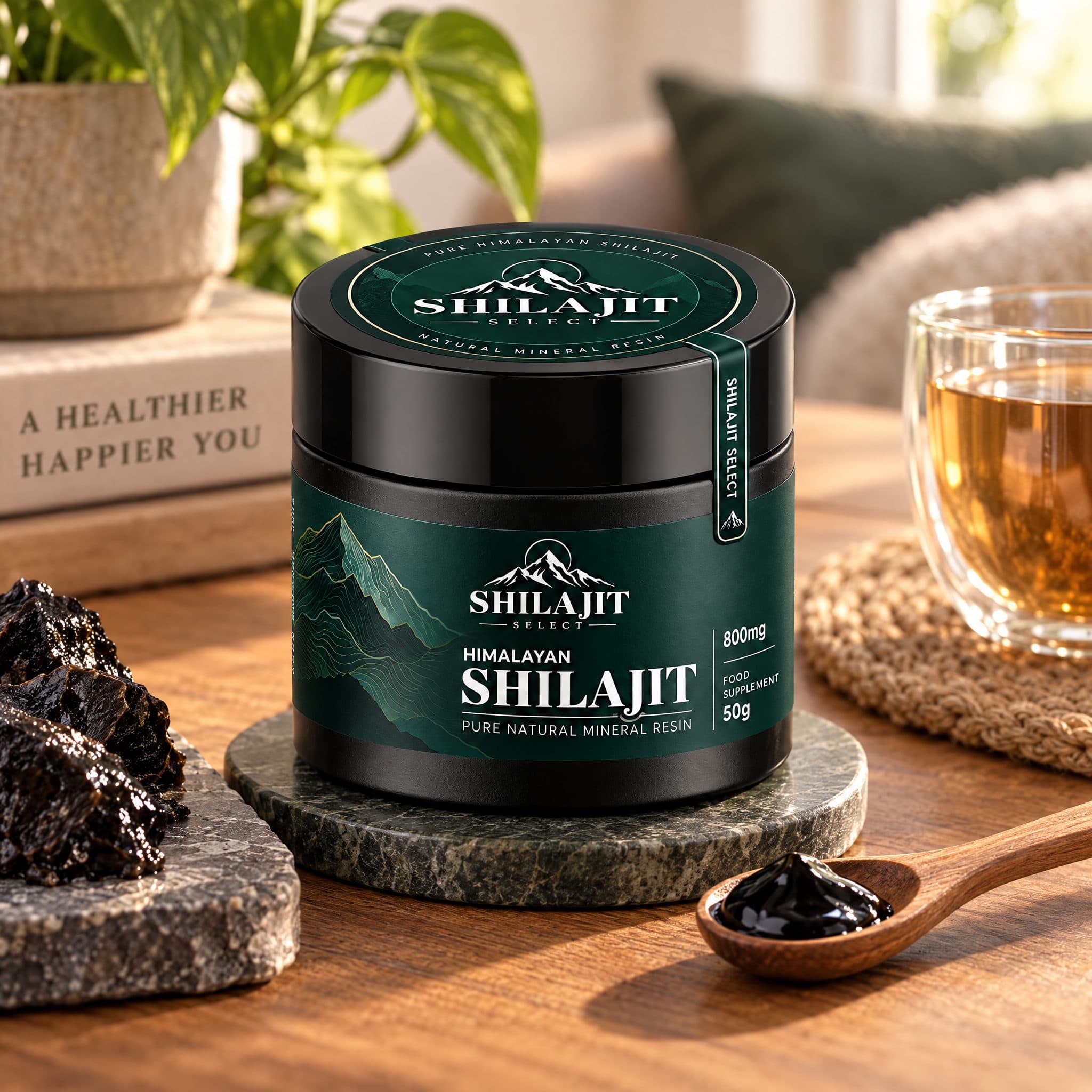 Shilajit Resin aus der Nähe