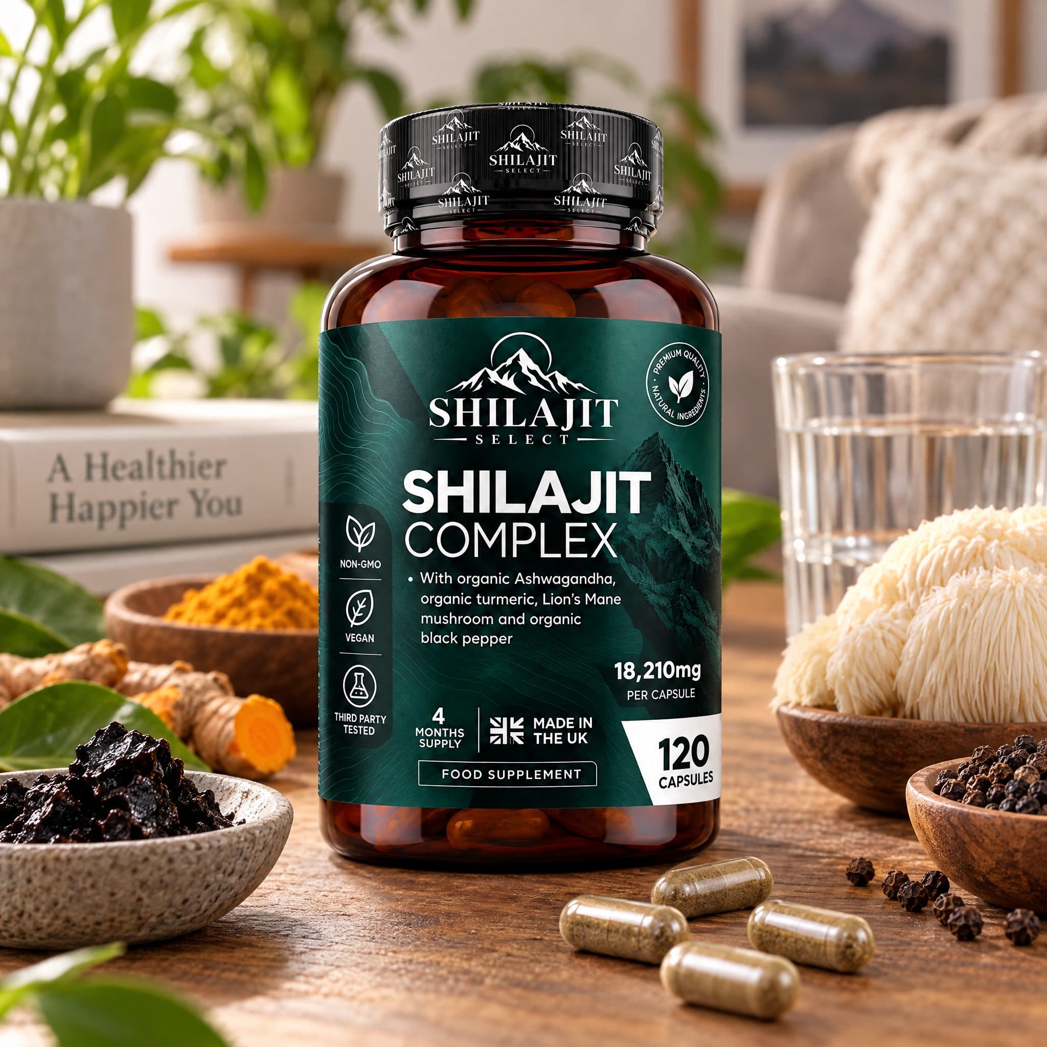 Shilajit Complex aus der Nähe
